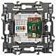 розетка комбинированная rj45+tv эра 12-3110-01м б0065691