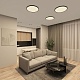 потолочный светильник denkirs thin dk6522-bk
