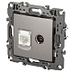 розетка комбинированная rj45+tv эра 12-3110-16 б0065646