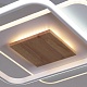 потолочная люстра reluce 08000-0.5-450 wh+wood