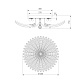 потолочная люстра eurosvet flowers 101015/10 латунь smart a072174