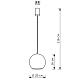 подвесной светильник lighthall aura 20 lh032008