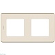 рамка двухместная legrand inspiria 673941