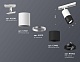 комплект трекового светильника ambrella light track system xt (a2536, c7421, a2011, c7402, n7002) xt7402080