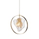подвесной светильник delight collection cowley p60669-1 gold/clear