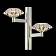 бра crystal lux rebeca ap2 nickel