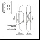 настенный светильник odeon light l-vision parma 6672/10wl