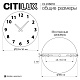 настенный светильник с часами citilux mares cl246016