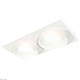 комплект встраиваемого светильника ambrella light techno spot xc7635044 swh/fr белый песок/белый матовый (c7635, n7165)