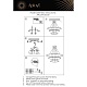 подвесной светодиодный светильник aployt lunet apl.014.03.100