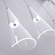 подвесная люстра led4u l7105-7 wт