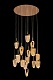 подвесная люстра cascade le7717/10+5+1 gold