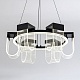 подвесная люстра led4u l7707-600 bk