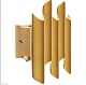уличный настенный светодиодный светильник lightstar bosso 341533