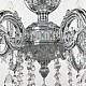 подвесная люстра bohemia ivele crystal al79101/6/175 b nw