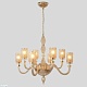 подвесная люстра crystal lux silvestro sp8 amber