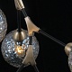 люстра на штанге illumico il0263-5psq-79 bk ab