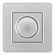 диммер с рамкой arte milano set16-1-48-1 silver