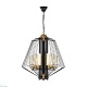 подвесная люстра lumina deco canti ldp 1244-5 bk+md