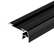 профиль arlight stair-w65-2000 anod black 045663
