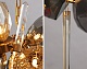 подвесная люстра delight collection britannica 8898p/as gold/smoky