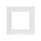 рамка одноместная arlight frm-glare-gs-1-wh 043786