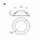 встраиваемый светильник arlight im-cyclone-r200-20w warm3000 023216(2)