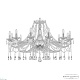 подвесная люстра bohemia ivele crystal 107/12/360 ni