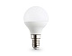 светодиодная лампа ambrella light bulbing e14 11w 6400k шар 451116
