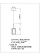 подвесной светильник theona le7701/1l black chrome