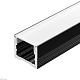 профиль arlight sl-slim-h13m-3000 black (by) (алюминий) 064821