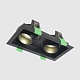 встраиваемый светильник crystal lux clt 069c2 bl
