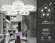 потолочная светодиодная люстра ambrella light acrylica original fa4292