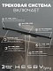 трековая система со светильниками №7 трехфазная накладная eldeko (48в, форма - прямая, 2м, 4000k) черная hesby lighting hsbl_kompl_e007_ni2b4k