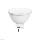 лампа светодиодная jazzway gu5.3 7w 3000k матовая 1033499
