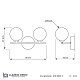 бра lumina deco marsiada ldw 6033-2 md