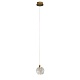 подвесной светильник delight collection od2440-1 gold/clear
