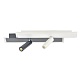 потолочный светильник escada 20047sma/01led wh/bk