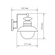 уличный настенный cветильник elektrostandard talli d gl 3002d черный 4690389106576