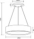 подвесной светодиодный светильник deko-light sculptoris 342186