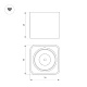 накладной светильник arlight sp-dice-s78x78-10w day4000 (bk, 24 deg, 230v) 046631