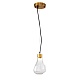 подвесной светильник delight collection kr1197 kr1197p-1 brass/clear