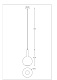 подвесной светильник arte lamp gala a2725sp-1sg