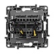 переключатель двухклавишный legrand etika 10a 250v слоновая кость 672312