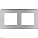 рамка двухместная legrand inspiria 673942