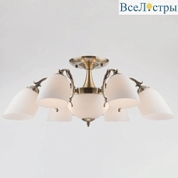 Потолочная люстра Eurosvet 22010/6+2 античная бронза