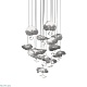 подвесная люстра delight collection x-8827p/19 silver