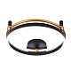 потолочный светильник crystal lux fernando pl48w led black/gold