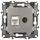 розетка комбинированная rj45+tv эра 12-3110-16 б0065646