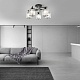 потолочная люстра arte milano amalfi 327103/5 bk+cr